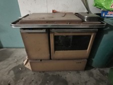 stufa a legna in ghisa usata