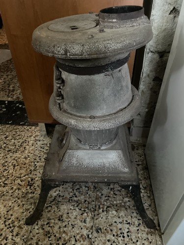 Stufa legna ghisa usata - a,